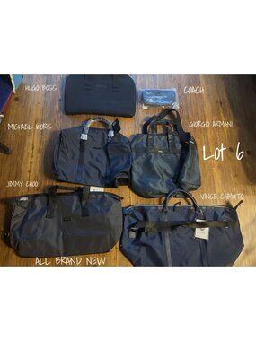 Stylish Duffle Bag by Michael Kors, Coach, Hugo Boss & More – Lot 6 Brand New